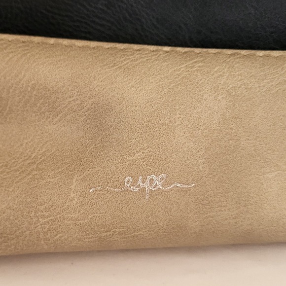 Espe Vegan Leather Messenger Bag Crossbody Hibiscus artsy - Picture 15 of 15